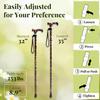 Merry Sticks Foldable Walking Adjustable Canes for Women and Folding and Collapsible Canes for Includes A Cane Bag and A Smart Reflective Cane Holder