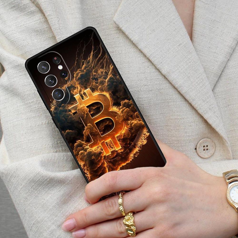 Bitcoin BTC SOFT Cell Phone Case for Samsung Galaxy S26 Ultra S25 S24 S23 S22 S21 S20 Note10 Cover