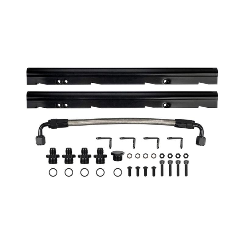6AN Intake Manifold Fuel Rail Kit for LS6 Engines with High Flow Design Supporting 600 Horsepower and Enhancing Fuel Delivery