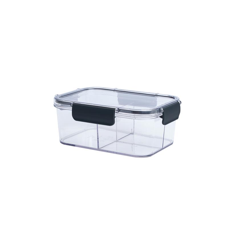 Transparent Food-Grade Refrigerator Storage Box for Fresh Produce and Lunches