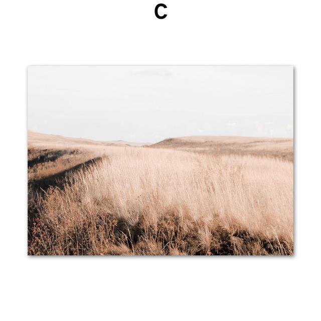 Modern Nordic Canvas Painting Landscape Posters On The Wall Moutain Cloud Paintings for Interior Home Room Decor No Frame