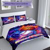 3PC Custom Name Sports Ball Celebration Bedding Set Printed  Bedding Set Duvet Cover Closure Includes 1 Duvet Cover & 65 Pillowcases for Bedroom
