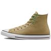 Chuck Taylor All Star Stitched Patch Retro High Top Canvas Shoes Unisex Sneakers Brown Green A03411C