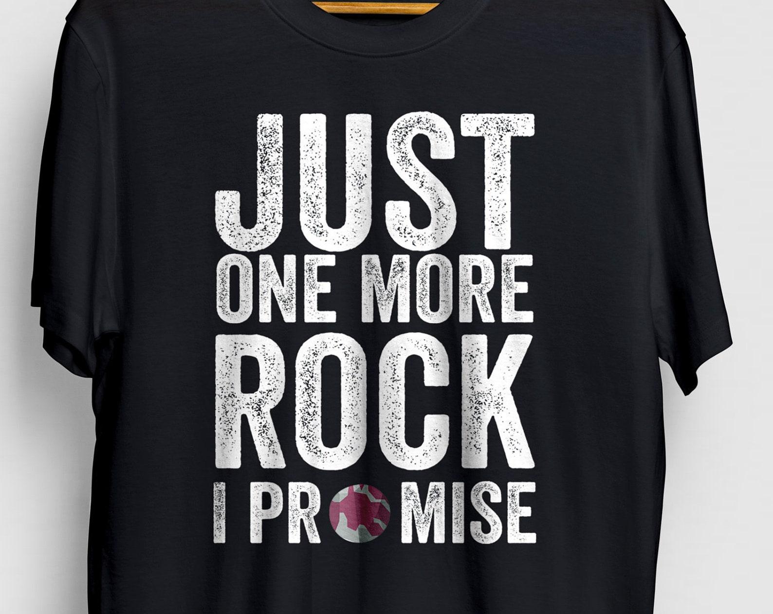 Rock Hunting T-Shirt: Geology Mineral Collector Unisex Tee L