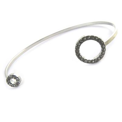 [N7202] - Silver Gray 'Sissi' Designer Bracelet