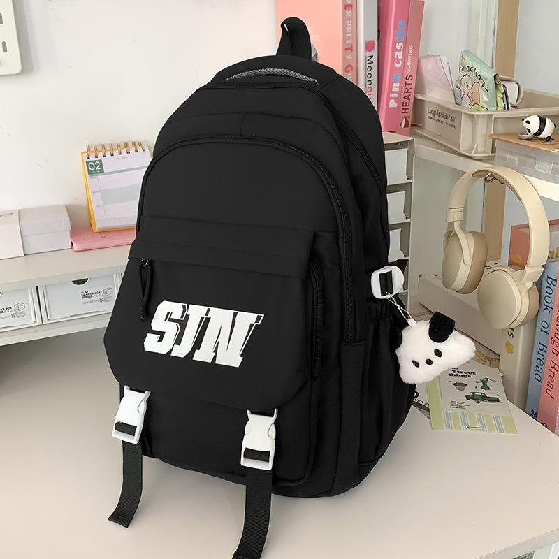 Children's Schoolbags Elementary School Students  Junior High School Students Contrasting Color Large Capacity Backpack