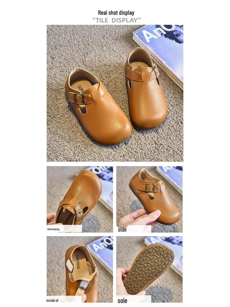Retro Britischer Stil Samt Warme Weiche Sohle Schuhe für Kinder 3-9 Jahre - Unisex Kleinkind Fußbekleidung 2025