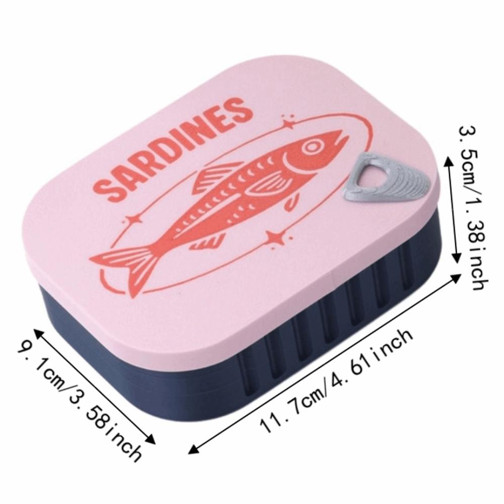 Cute Sardine Tin Decompression Toy Portable Stress Relief Fidget Toy Student Gift