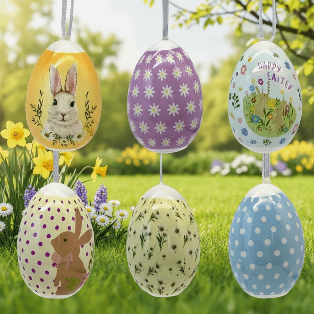 12PCS Scene Decoration Easter Party Atmosphere Easter Egg Easter Egg Props  Home Living Room
