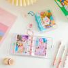 Student Cartoon Cute Transparent Three-hole Album Girl PVC Binder DIY Hand Ledger Small Card Collection Book