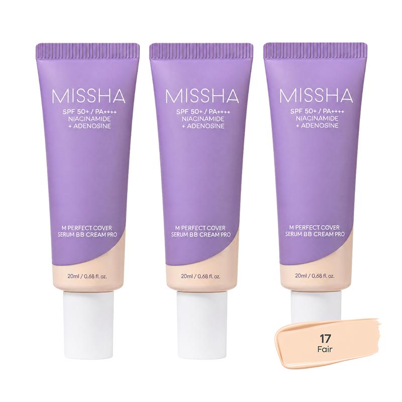 [Cardi B’s Pick] MISSHA M Perfect Cover Serum BB Cream Pro 20ml  SPF50+ PA++++ (35 Options)