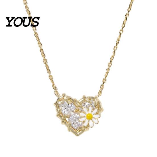 Dainty Pendant Necklace Birthstone Heart Necklace, Birth Stone And Flower Jan To Personalized Jewelry Dec Floral Birthday Gift for Mom Wife
