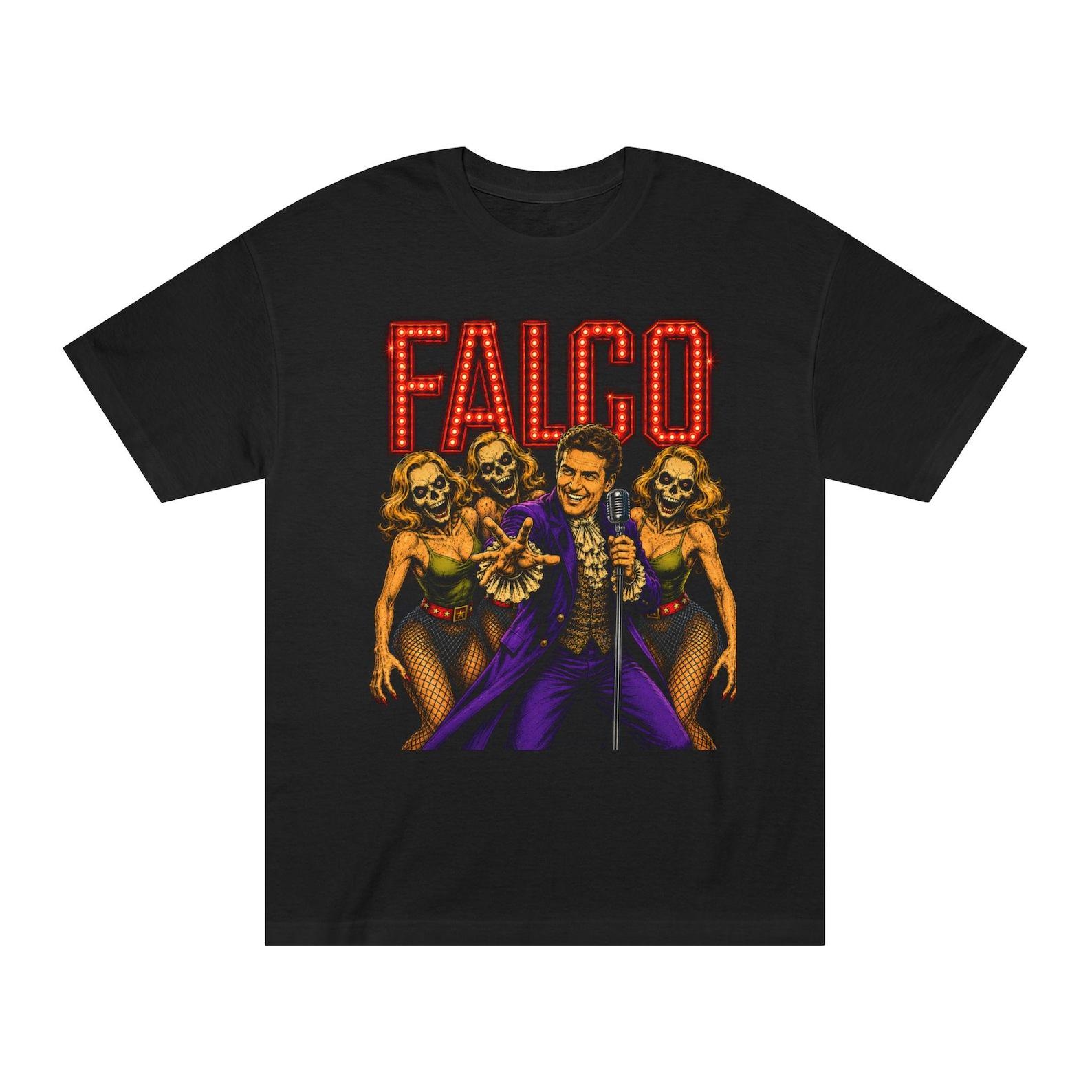 Falco Tee Rock Me Amadeus | Vintage Cabaret Singer Graphic Shirt L