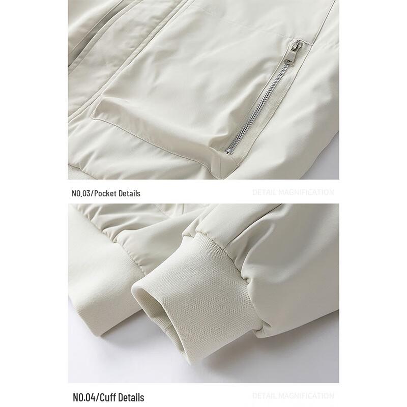 Mark Fairwhale Men's Thickened Lapel Casual Padded Jacket