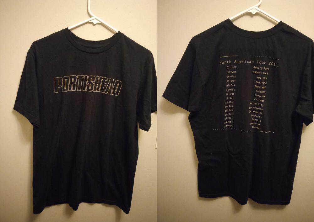 

2 Sides Portishead 2011 North American Tour Black Shirt Reprint S5XL T392 Unisex T-Shirt L
