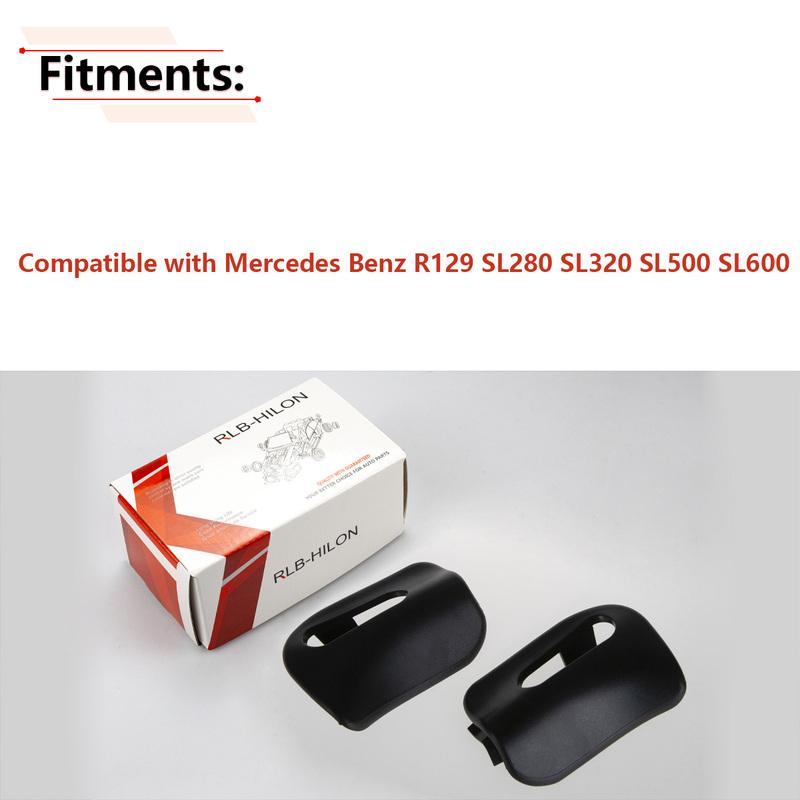 1Pair Sun Visor Pivot Trim Cap Black or Gray For Mercedes R129 SL320 SL500 SL600 1994-2002 129-811-05-61-9045,129-811-04-61-9045