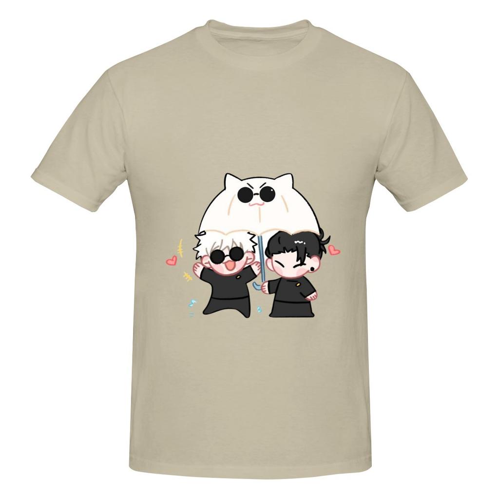 The Umbrella Cat Gojo Geto Comfortable Tshirt Urban Casual Antistatic Tee