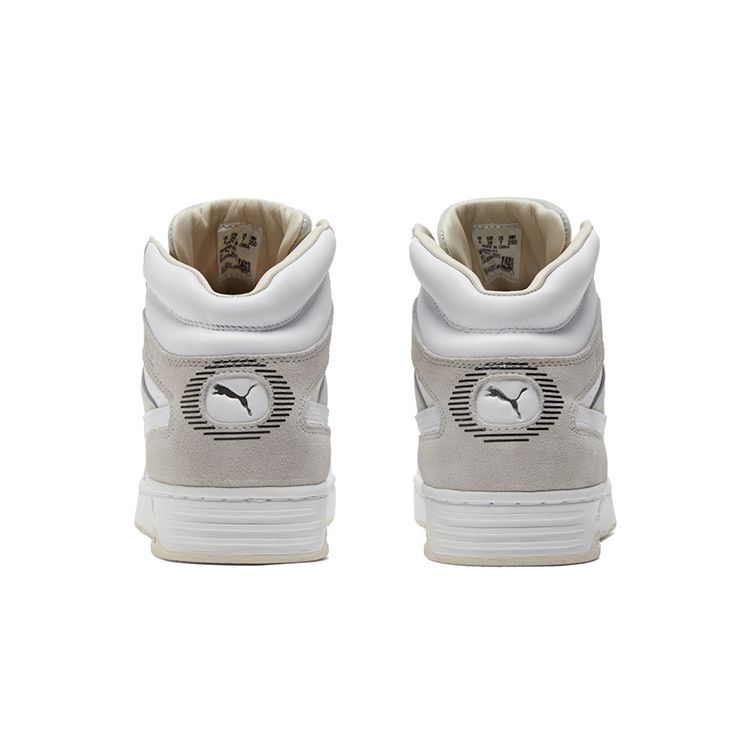 Puma Slipstream Mid Luxe White Grey Violet Unisex Sneakers 382090-01