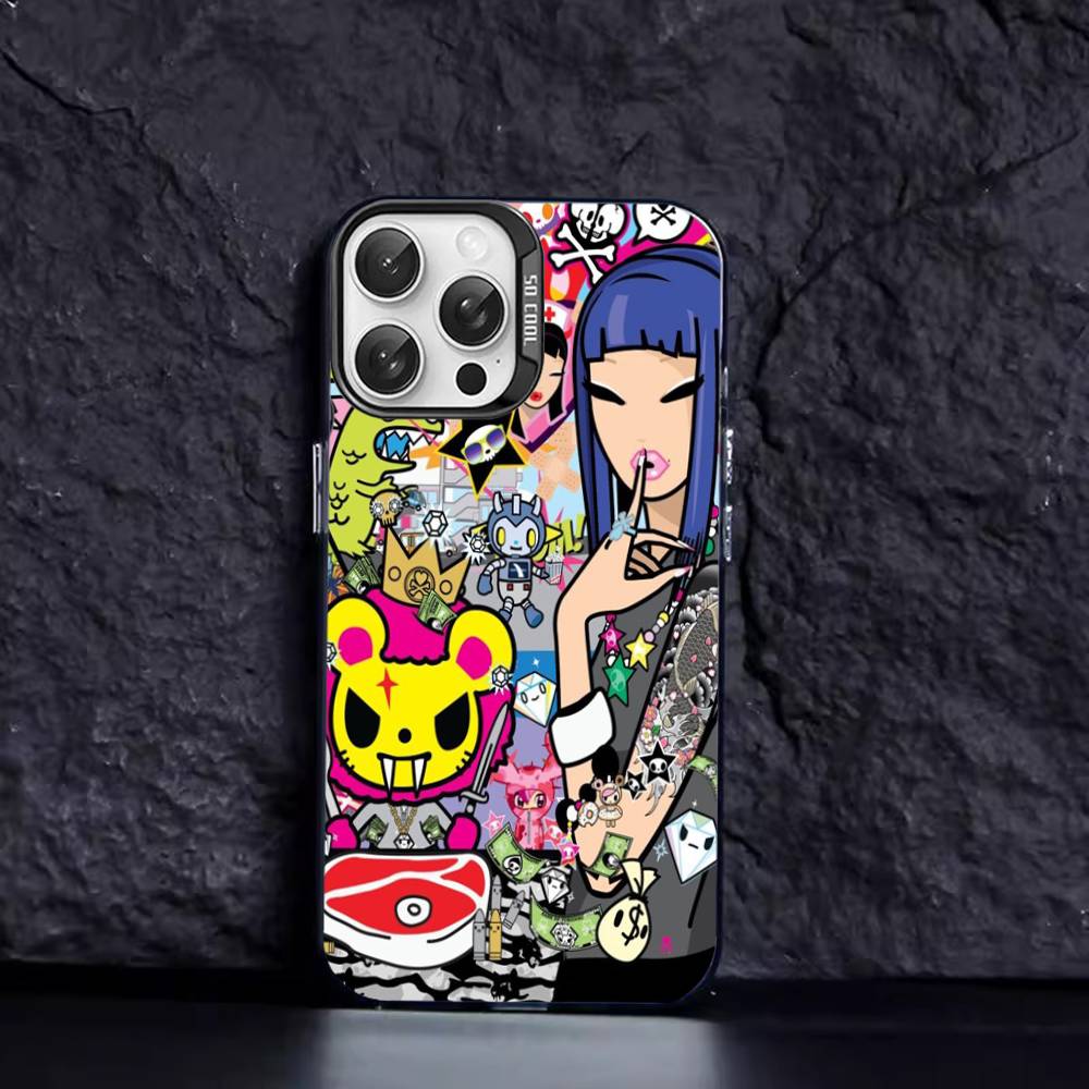 Japan Tokidoki For IPhone 17 16 15 14 13 12 11 Pro Max Plus Matte Color Back Phone Cover
