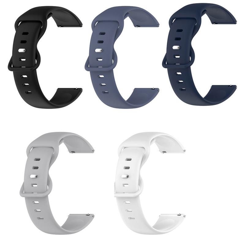 hot! 20mm Silicone Watch Band Butterfly Buckle Bracelet Wrist Strap Compatible For Huawei Watch Gt3 Pro