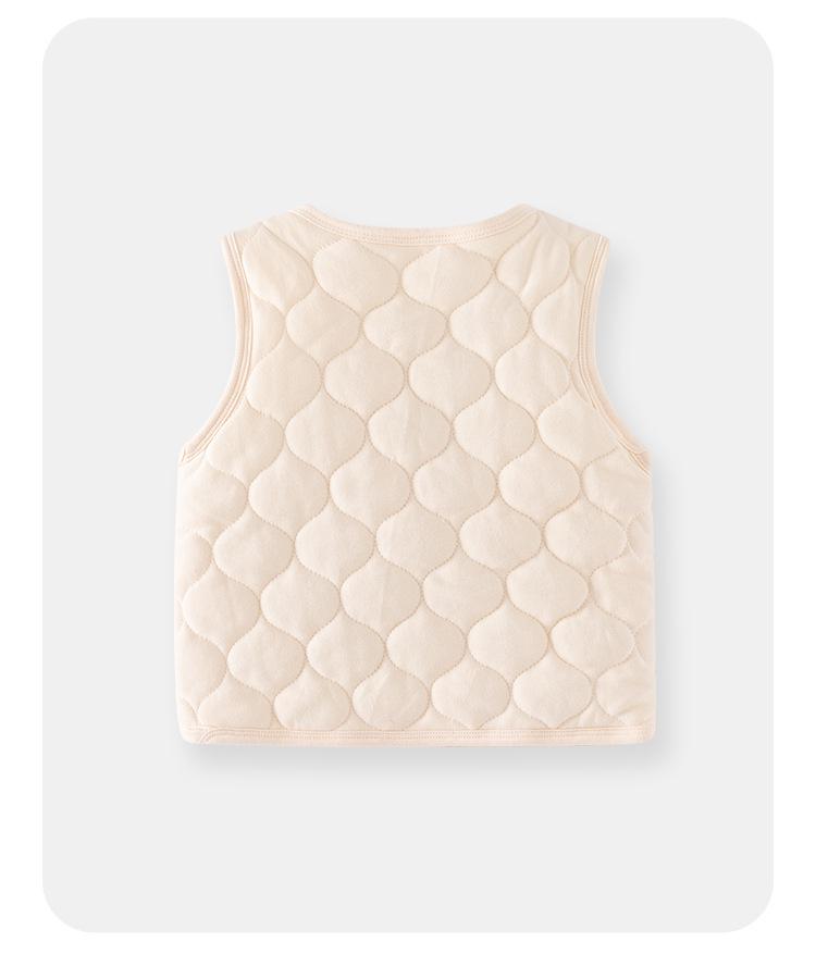 Cozy Cotton Toddler Vest: Warm Padded Outerwear for Autumn & Winter
