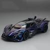 1:32 Apollo Ie Evo Racing Car Model Toy Music Light Pull Back Super Car Doors Opened Metal Diecast Vehicle Models For Kids Gift