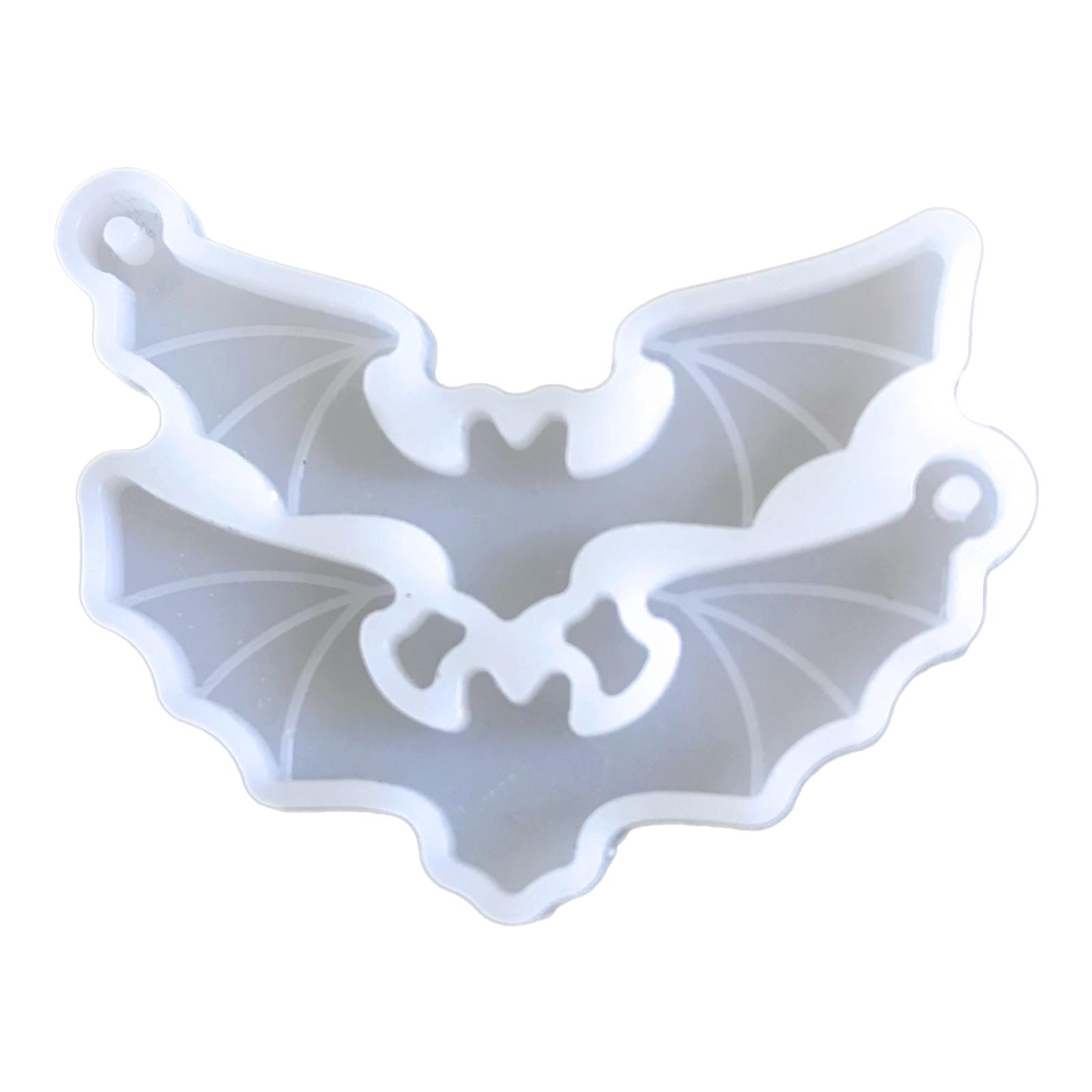 

Силиконовая форма для сережек в форме летучей мыши на Хэллоуин, подходящая для эпоксидной смолы, для поделок, для рюкзака, для украшения, для изготовления ювелирных изделий прозрачный