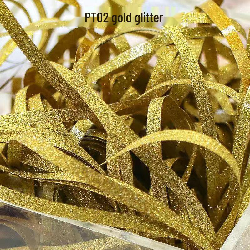 Lafite Flashing Candy Box with Fruit Decorations and Shredded Paper Padding for Weddings and Birthdays