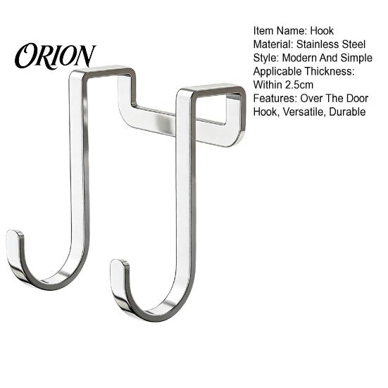 Backpack Hangers For Doors Heavy Duty Bunk Bed Hook, Stainless Steel No Drill Over The Dorm Room Essentials Door Space Saving Organizer for