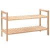 Day and Night - Day and Night Solid Walnut Wood Shoe Rack 69x26x40 Cm