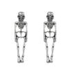 Detachable Skull Skeleton Earrings: Creative Halloween Ghost Design