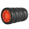 RS Wear-Resistant Off Road Tires Plastic Wheel Rim Rubber Tyre for 1:10 RC Car HSP 94107 94166 94106 94155 Tamiya Wltoys 144001