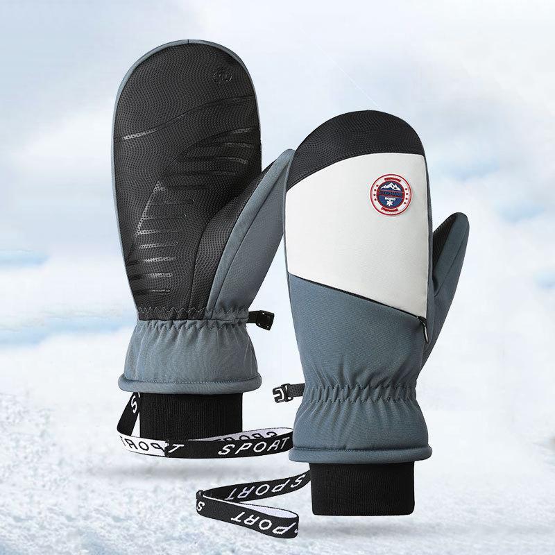Children's Outdoor Ski Gloves Cycling Gloves Winter Mountaineering Warm Gloves Waterproof