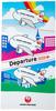 Marushin Bath JAL Japan 60 X 120 Rainbow 0310403400 Towel, Airlines, Approx. Cm, Sky,