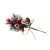 Flower Pine Branch Plant Artificial Flowers Background Decoration Handmade DIY Christmas Accessories Home Decor Supplies