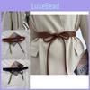 Stylish Knot Waist Belt For Women Versatile Accessory For Dresses And Sweaters In Black And Brown