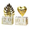 Creative Calendar Mini DIY Desktop Calendar Office Desktop Decoration Holiday Decoration Calendar Flip Date Table Calendar Decor