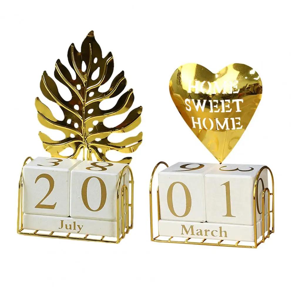 Creative Calendar Mini DIY Desktop Calendar Office Desktop Decoration Holiday Decoration Calendar Flip Date Table Calendar Decor