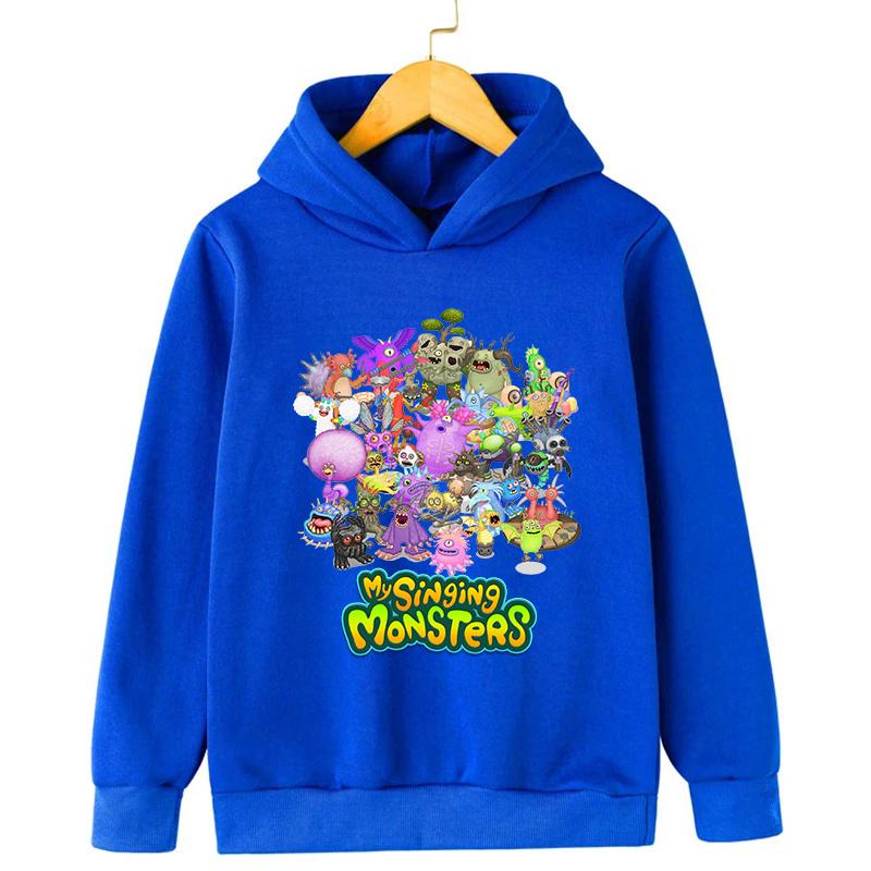 Felpa My Singing Monsters Ragazzi Ragazze Moda Casual Felpe Anime Streetwear Autunno Inverno Felpa Calda Abbigliamento Bambini