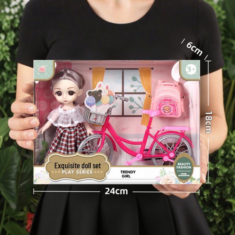 Princess Doll Gift Box Set: Dress-Up Barbie Doll Toys for Girls