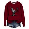 Women's Fashion Casual Long Sleeve Loose Printed Sweatshirt