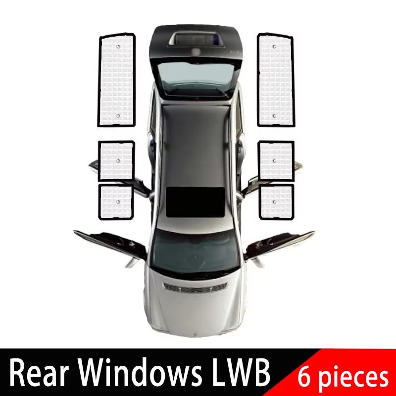 For Volkswagen VW Transporter Caravelle Multivan Doubleback T6 LWB 2015~2025 2024 Sun Visor Sunscreen Blocks UV Rays Accessories