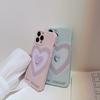 Gradient Electroplating Love 15pro Max IPhone Case IPhone 14 Suitable for 11 Three  dimensional