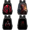Spacious Deadpool Oxford Cloth Backpack For Kids School Lightweight And Durable