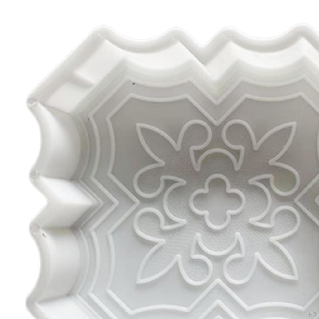 4x Garden Pathway Brick Model Road Pedal Tile Models Versatile Lightweight DIY Template Reusable for