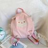 Cute Cartoon Baby Backpack Canvas School Bags for Girls Boys Portable Kindergarten Kids Backpacks for Travel Infant Bag Small Size
