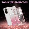 KADEM For Xiaomi Redmi A5 4G (171.7mm)/Poco C71 4G Case Flower TPU Flexible Gradient Phone Cover