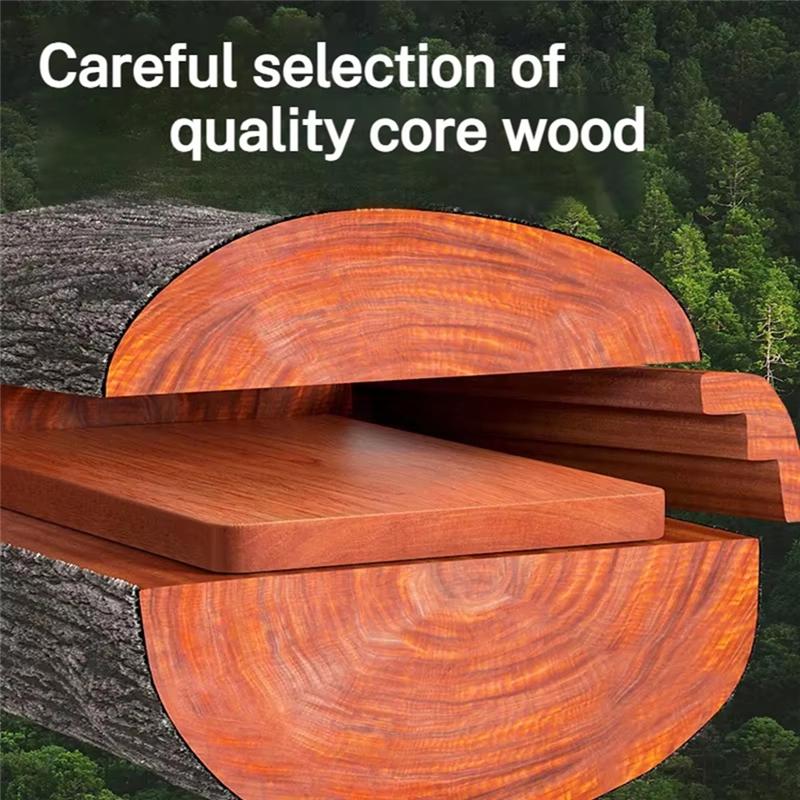 A25F-Antibacterial Double-Sided Ebony Wood Chopping Board-Mildew-Proof Solid Wood Cutting Board For Kitchen Use