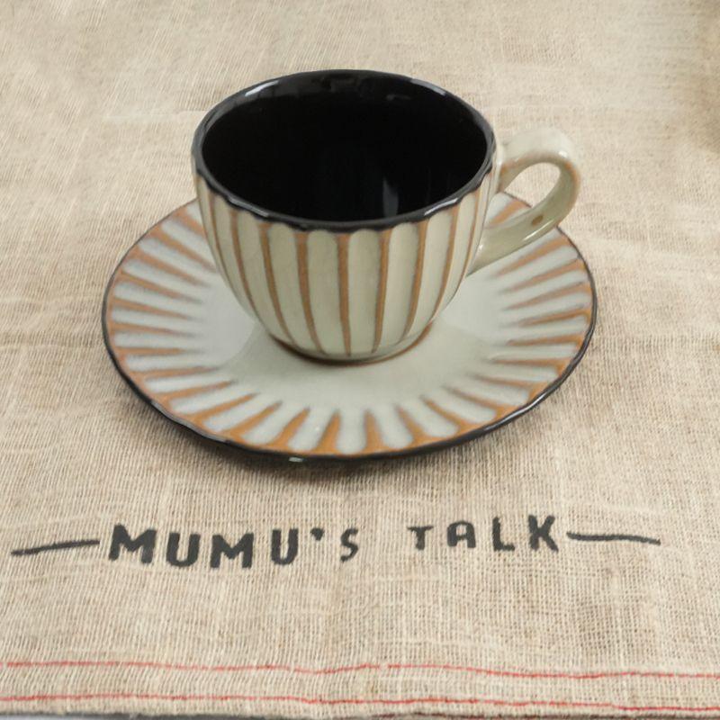 

Европейские керамические кофейные чашки и блюдца, высокая эстетическая привлекательность, европейская изысканная чайная чашка для послеполуденного чая, набор для гостеприимства, домашние чашки 260ml