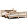 VidaXL Lit bibliothèque sans matelas 180x200 cm bois massif de pin 3322939